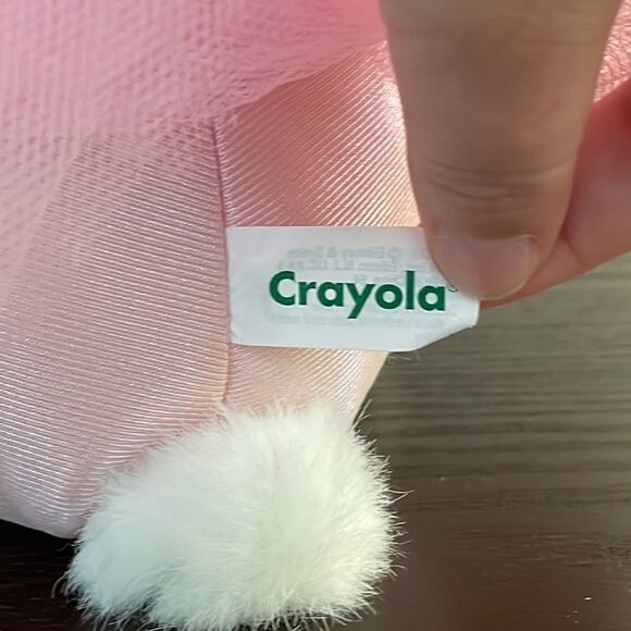 GUND and Crayola White Teddy Bear with Pink Ballerina costume and crayon crown - Picture 8 of 8